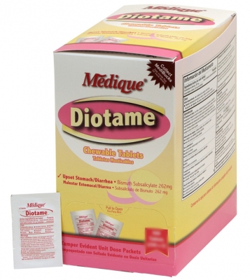 Medique Diotame Anti-Diarrheal Chewables (250pks/bx)